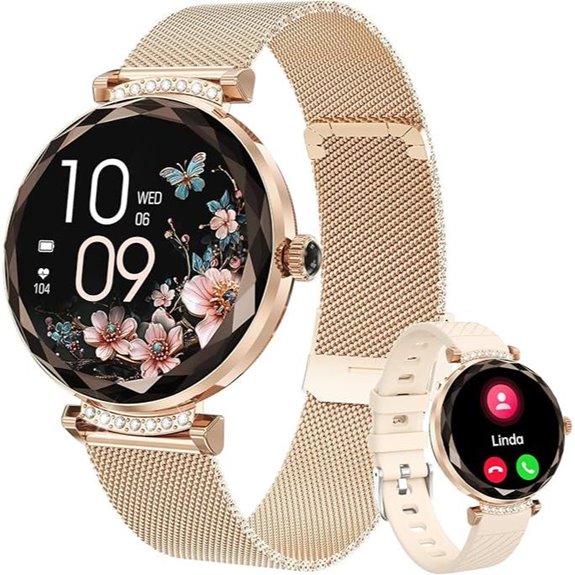 Smartwatch for Women with Heart Rate & Waterproof Features