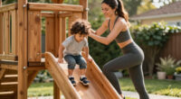 12 Best Cedar Wooden Playset With Slide in 2026