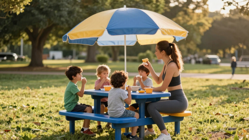 13 Best Kids Picnic Table With Umbrella in 2026