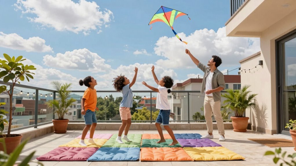 balcony gardening and outdoor play