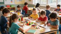 building tables encourages focus