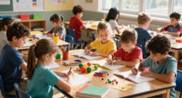 building tables encourages focus
