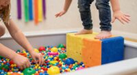 combine sensory and movement play