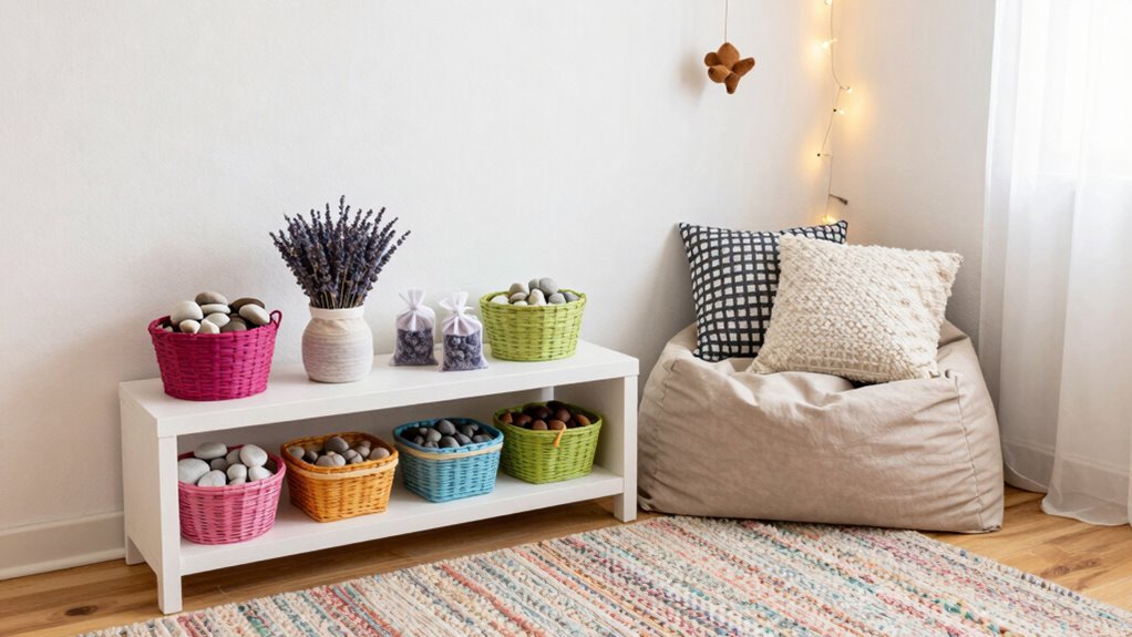 create a calming sensory space