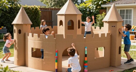 creative play with cardboard