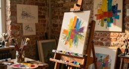 easels enhance artistic environments