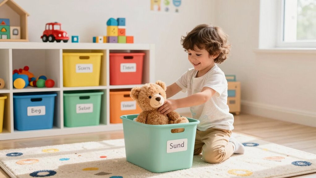 encourage organize routine patience