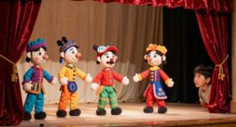 enhances language through puppetry