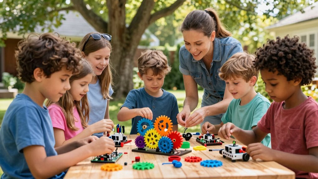 family stem activities foster teamwork