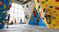 indoor foam climbing safety