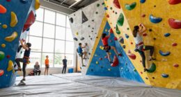 indoor foam climbing safety