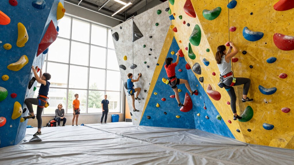 indoor foam climbing safety