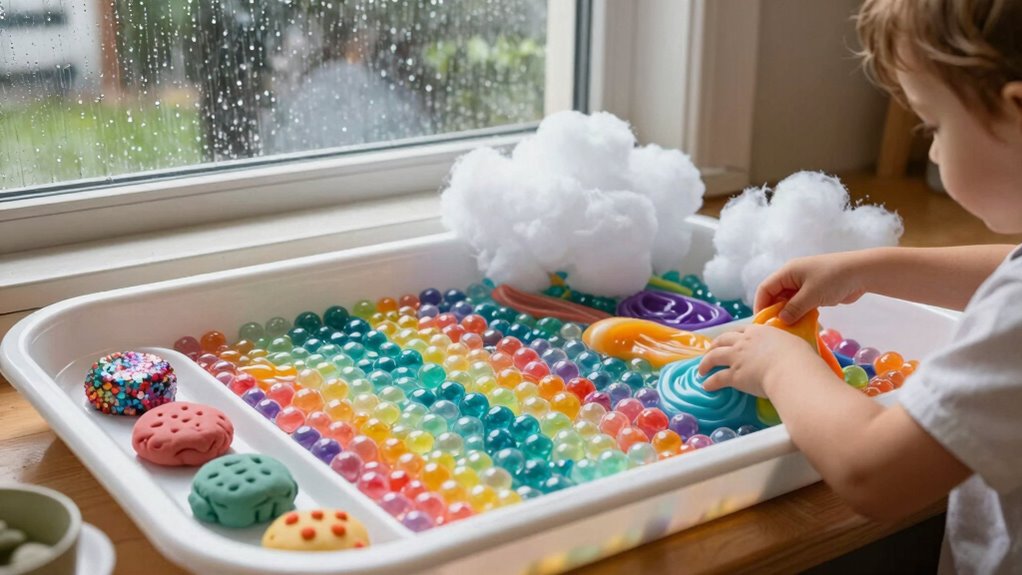 indoor sensory rainy day activities