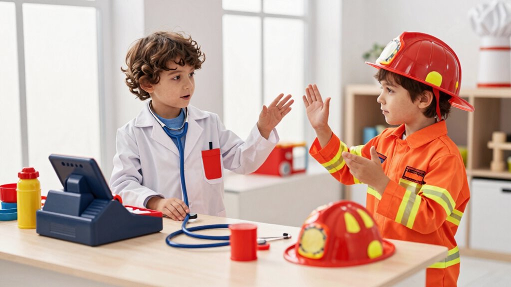 kids practice real life scenarios