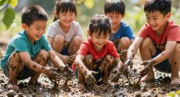 messy fun sensory play