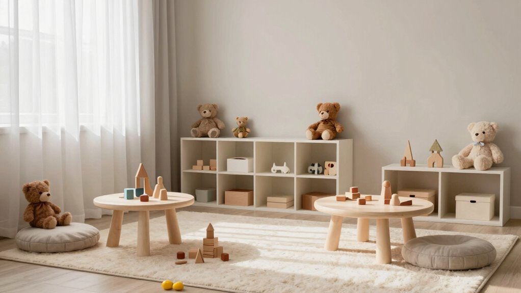 organized calming play environment