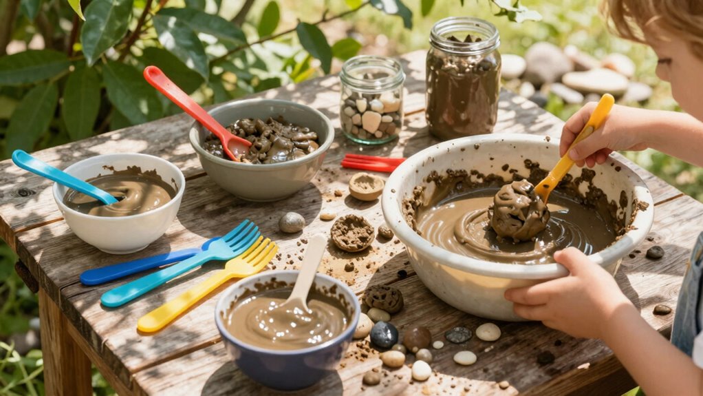 outdoor sensory play routine