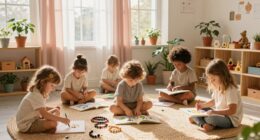 peaceful natural childhood routines