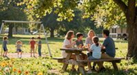 promote outdoor family gatherings