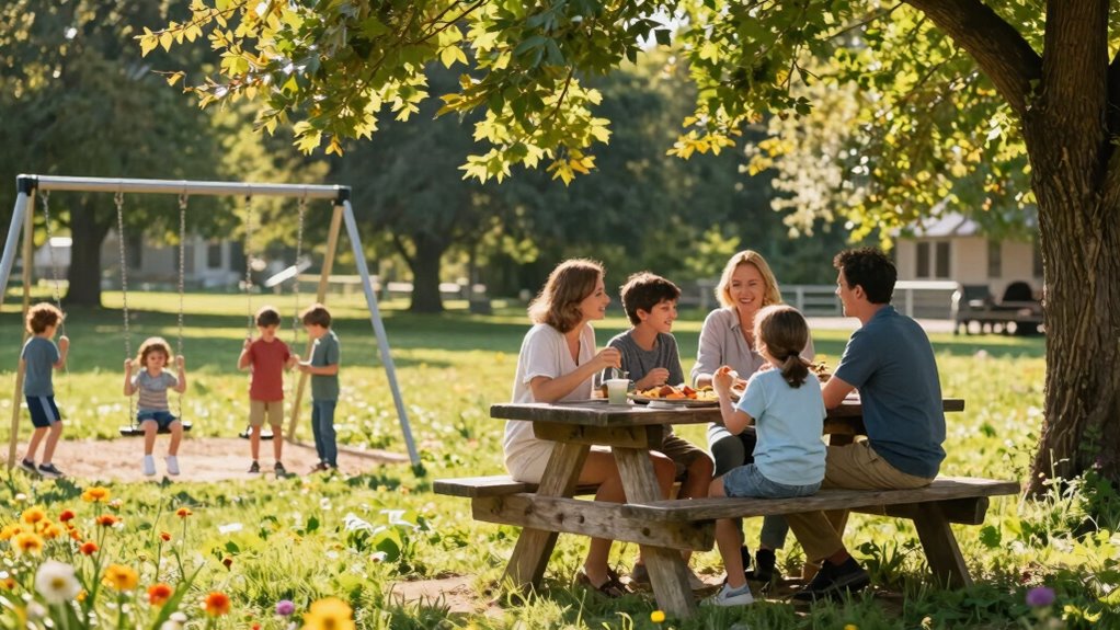 promote outdoor family gatherings