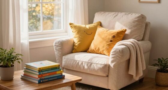 quiet comfortable reading space