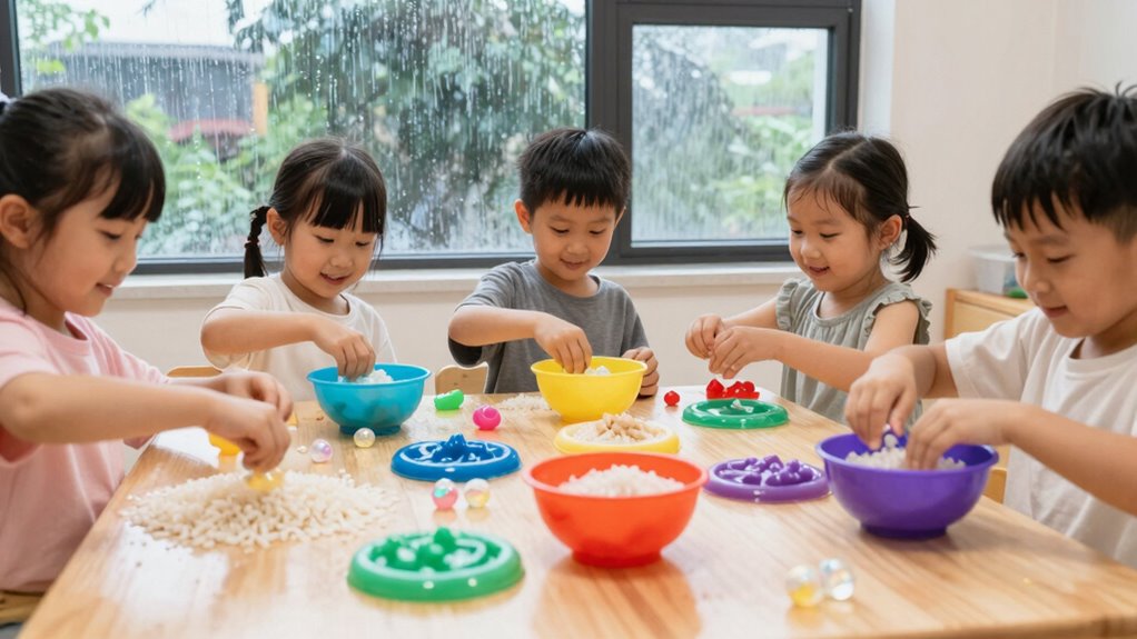 rainy day sensory activities