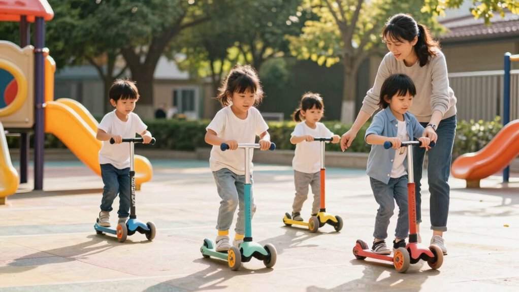 scooters promote motor skills