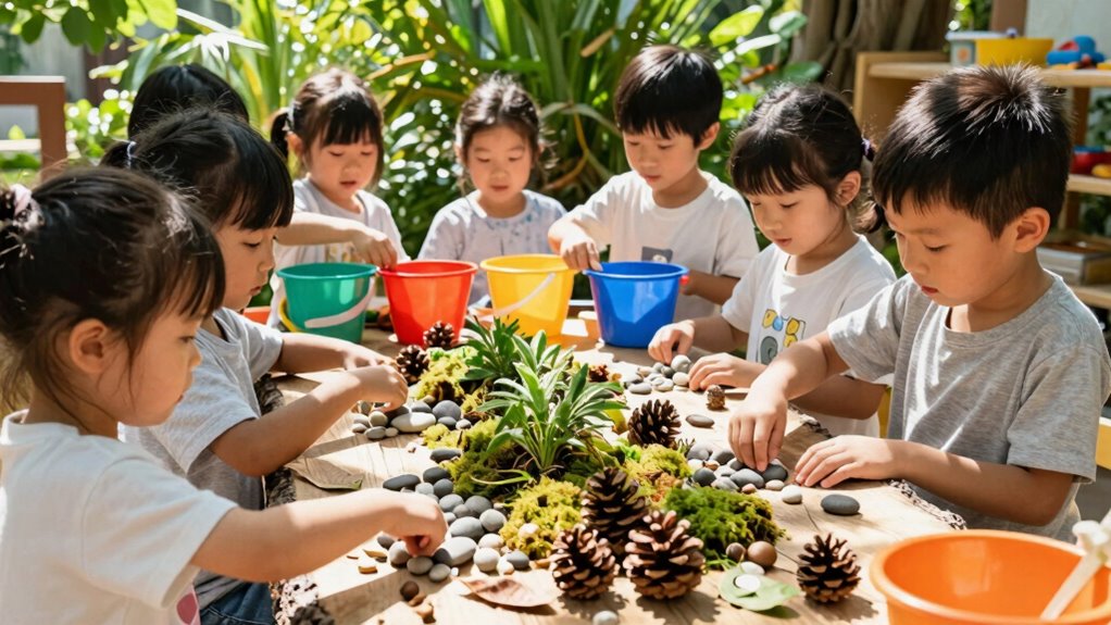 simple outdoor sensory activities