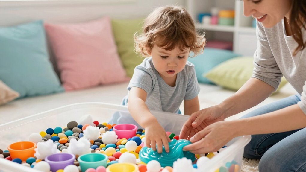 supporting hesitant children s sensory exploration