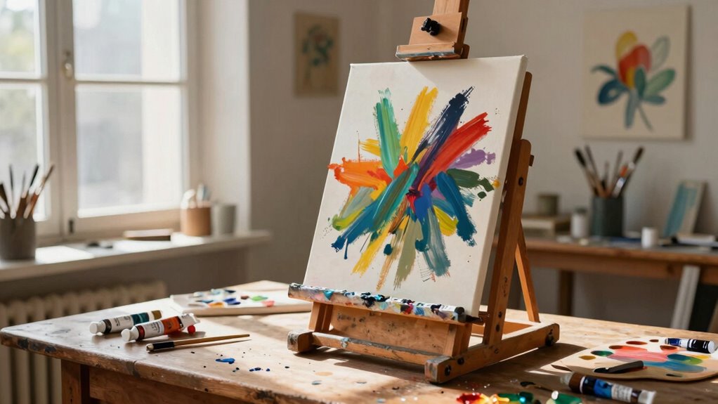 traditional and digital art tools