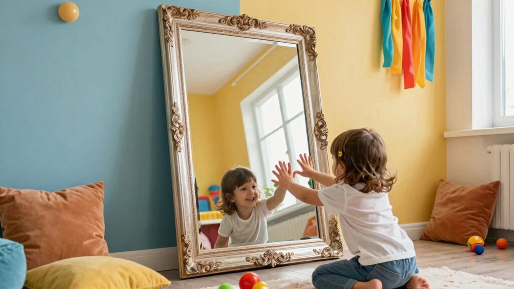using mirrors for play