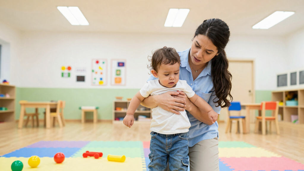 Toddler severely injured after LA-area daycare employee allegedly throws him into air, lawsuit says